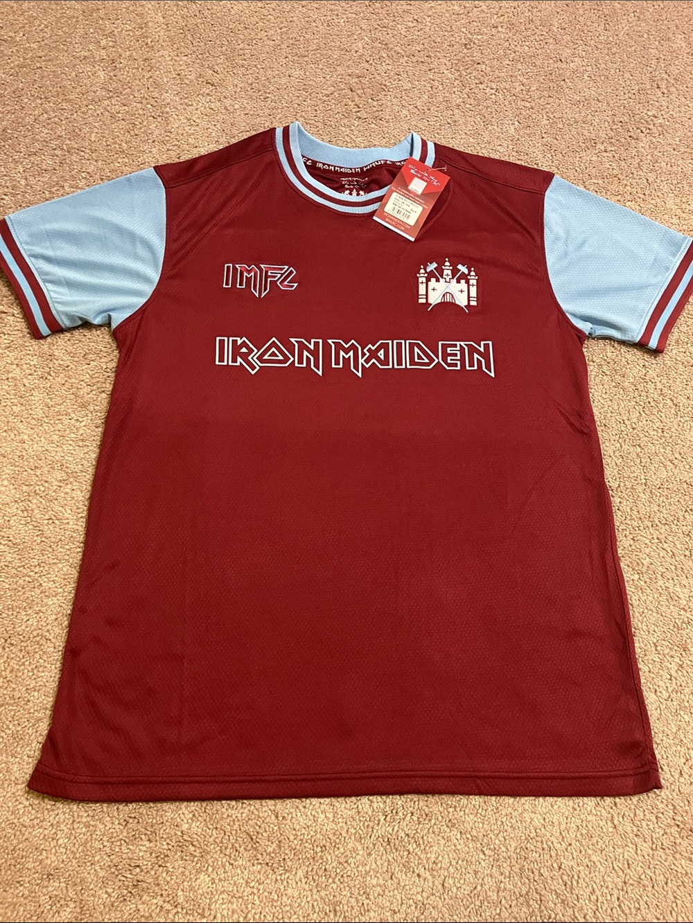 IRON MAIDEN X WEST HAM 50TH ANNIVERSARY SHIRT
